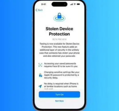 密云苹果授权维修店分享被盗设备保护功能开启方法 
