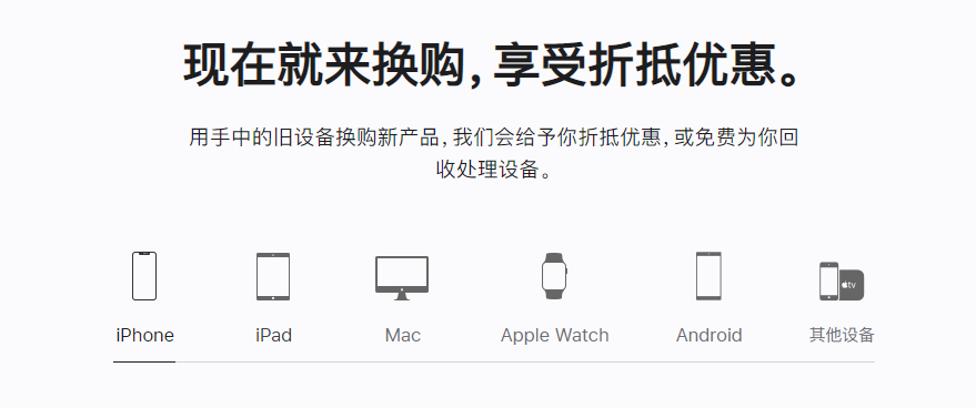 密云苹果手机维修分享iPhone以旧换新的去处 