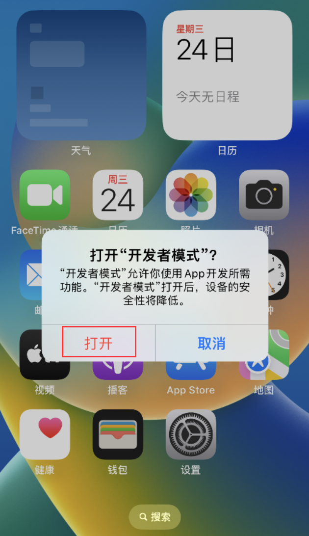密云苹果手机维修分享如何打开开发者模式 