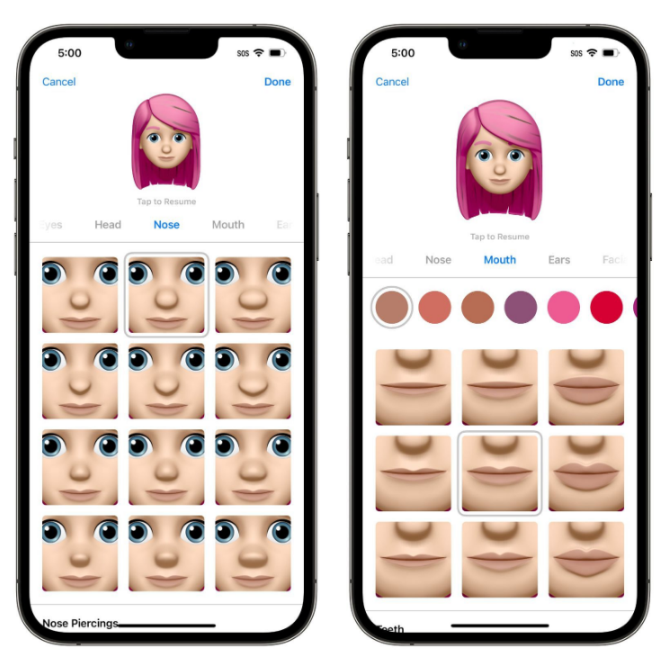 密云苹果手机维修分享​iOS 16中的拟我表情有了哪些变化和升级 