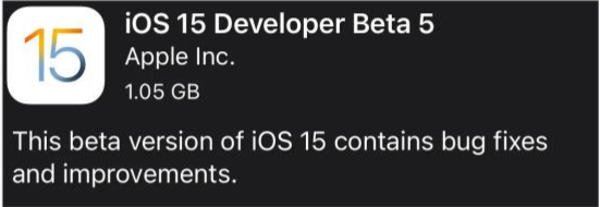 密云苹果手机维修分享如何升级到iOS15.0 beta5 